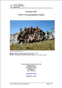 2007 Report Cover